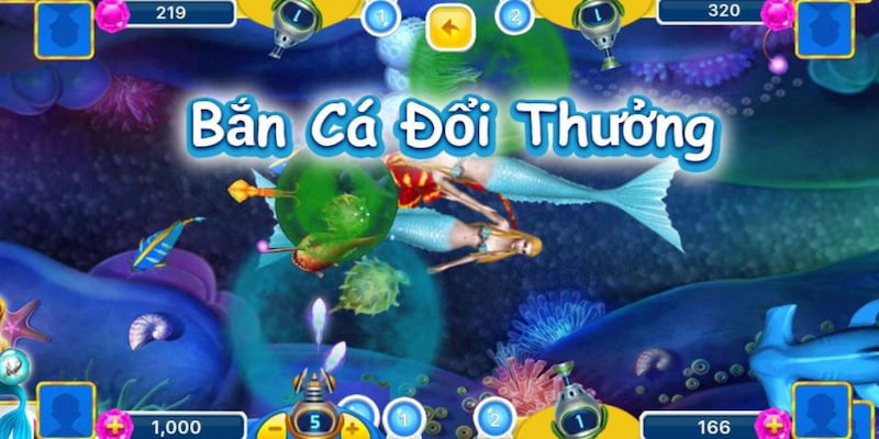 Trò chơi bắn cá đổi thưởng với đa dạng các loài sinh vật biển 